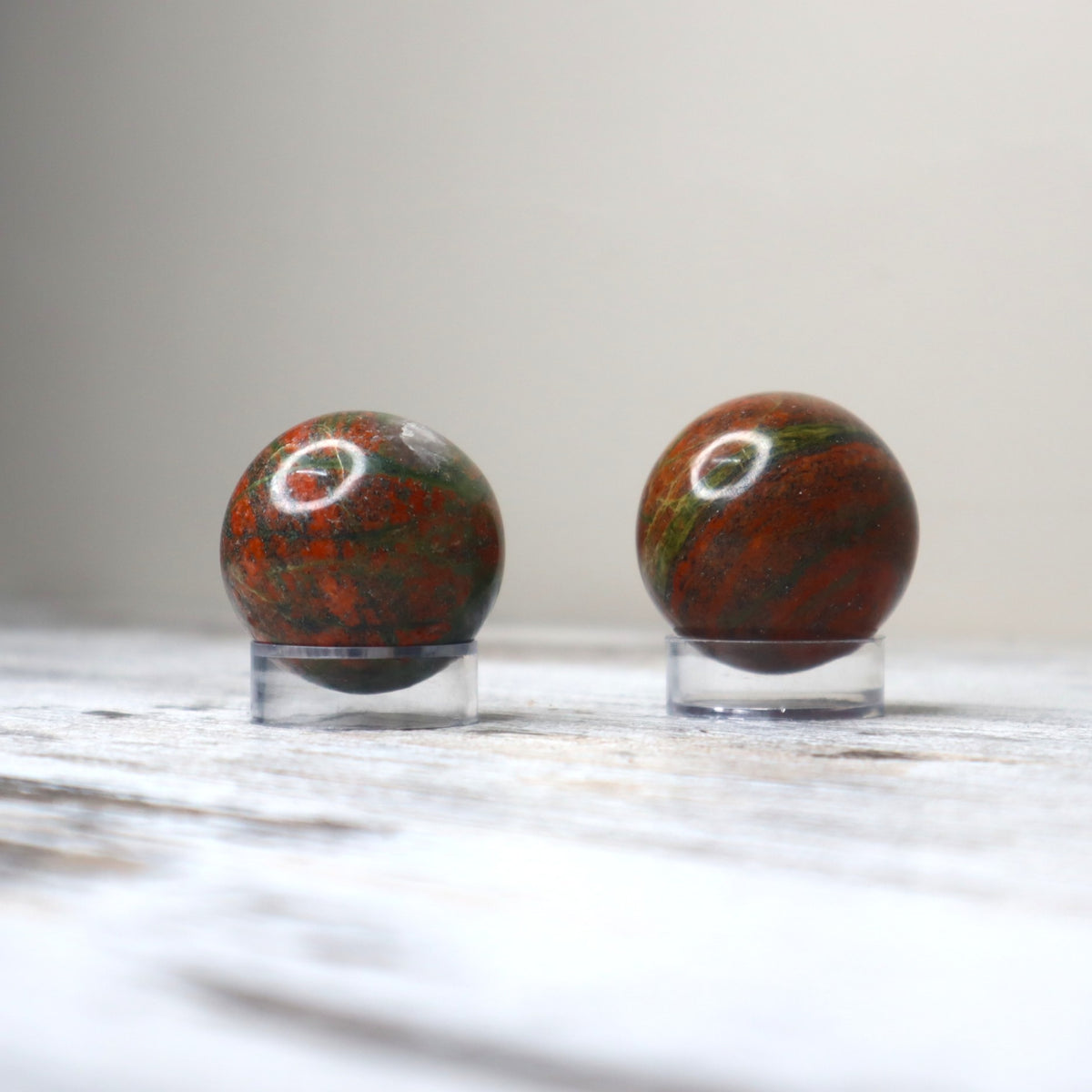 Unakite Crystal Sphere | Emotional Healing, Balance &amp; Gentle Renewal