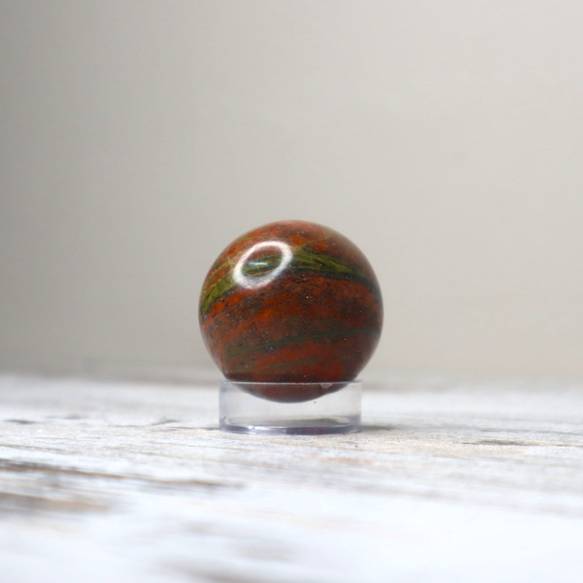 Unakite Crystal Sphere | Emotional Healing, Balance &amp; Gentle Renewal