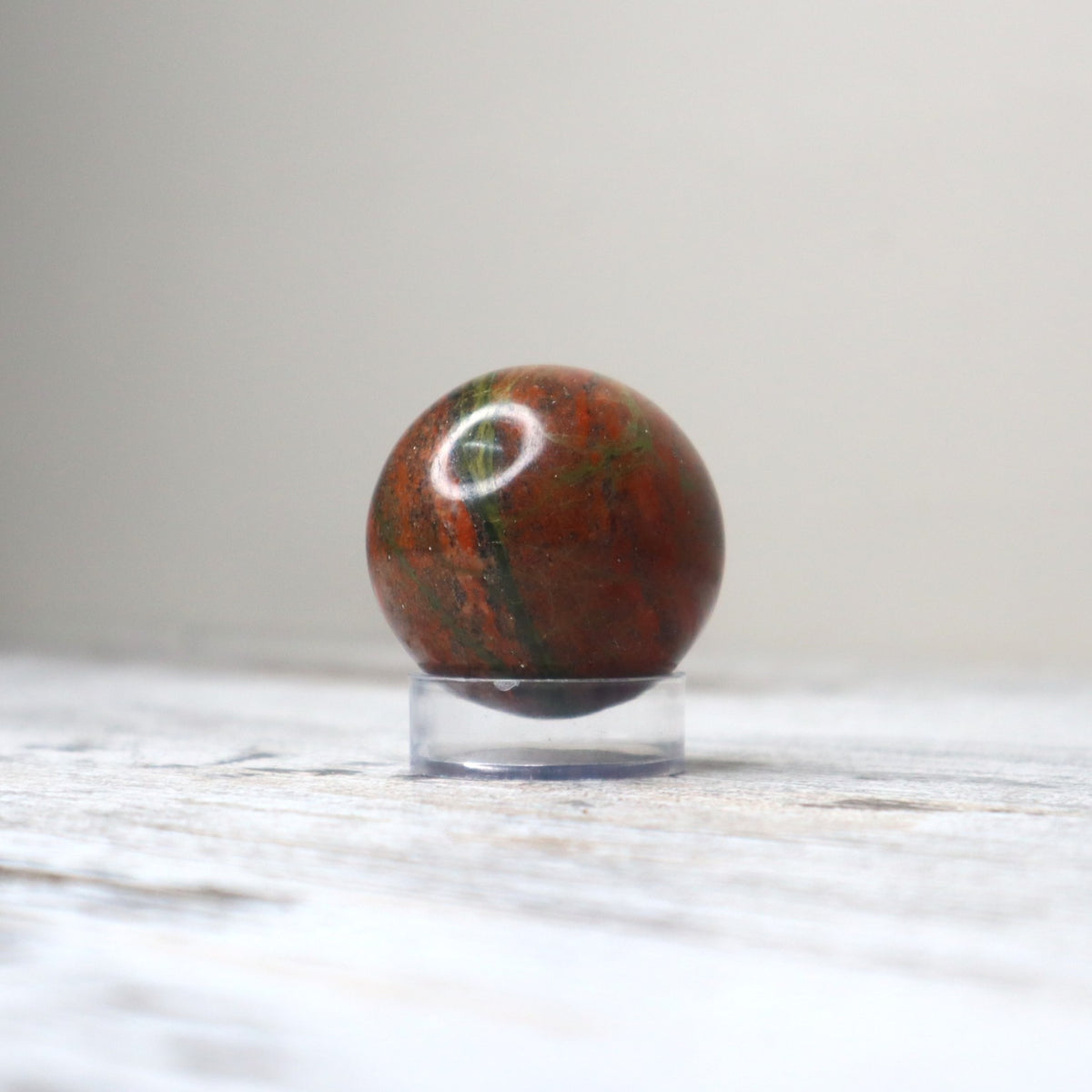 Unakite Crystal Sphere | Emotional Healing, Balance &amp; Gentle Renewal