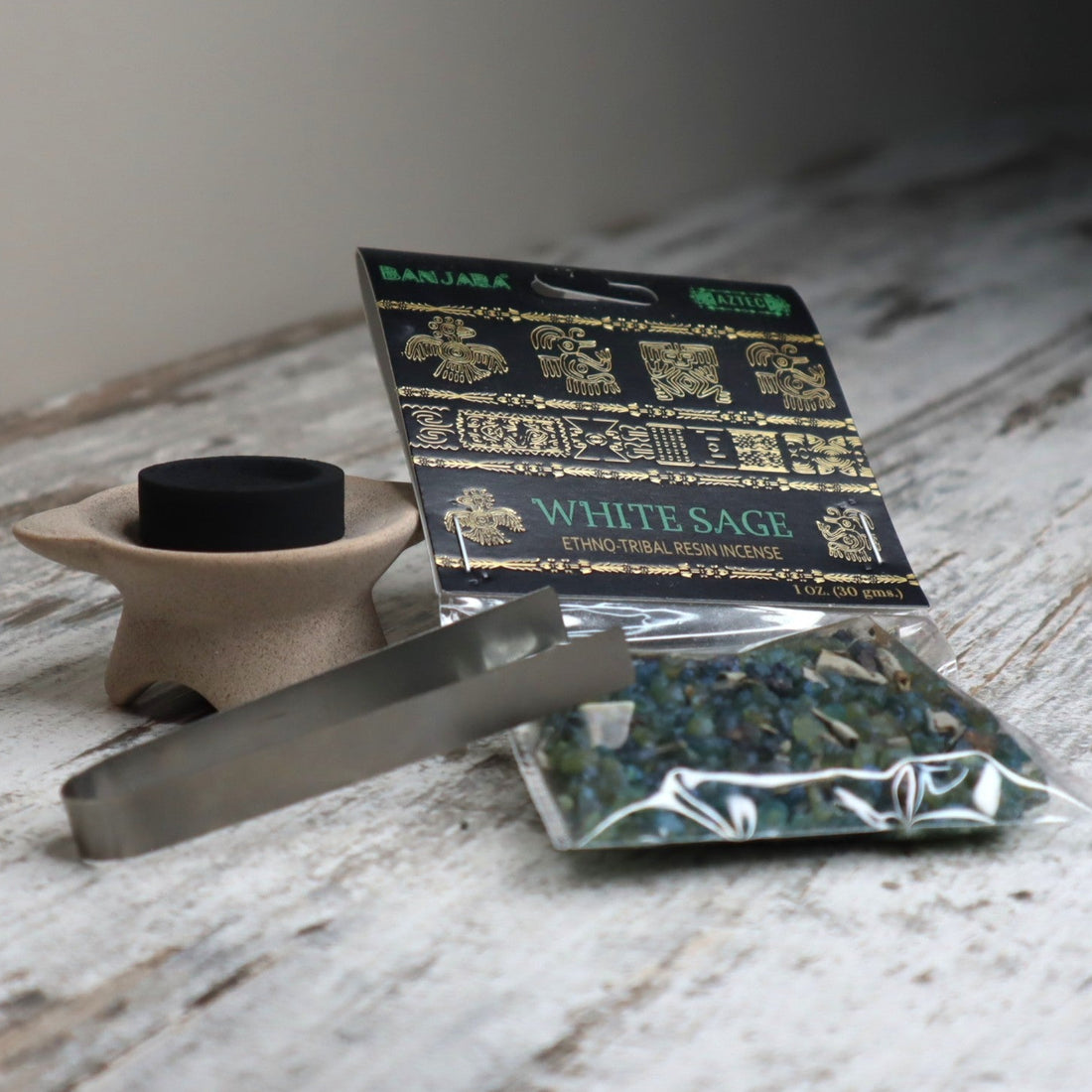 Banjara White Sage Resin Incense 30g | Cleansing, Renewal &amp; Sacred Space