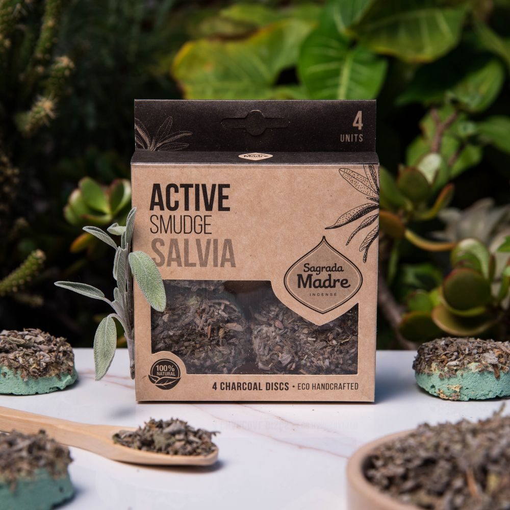 Sagrada Madre White Sage Charcoal Discs | Purification, Protection &amp; Clarity