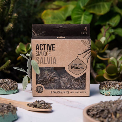 Sagrada Madre White Sage Charcoal Discs | Purification, Protection &amp; Clarity