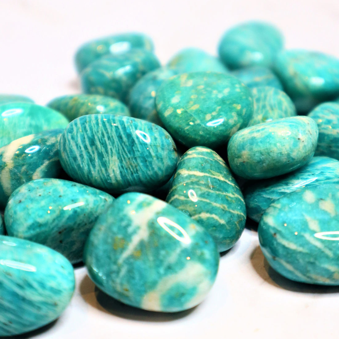 Amazonite Tumble | Harmony, Confidence &amp; Truth