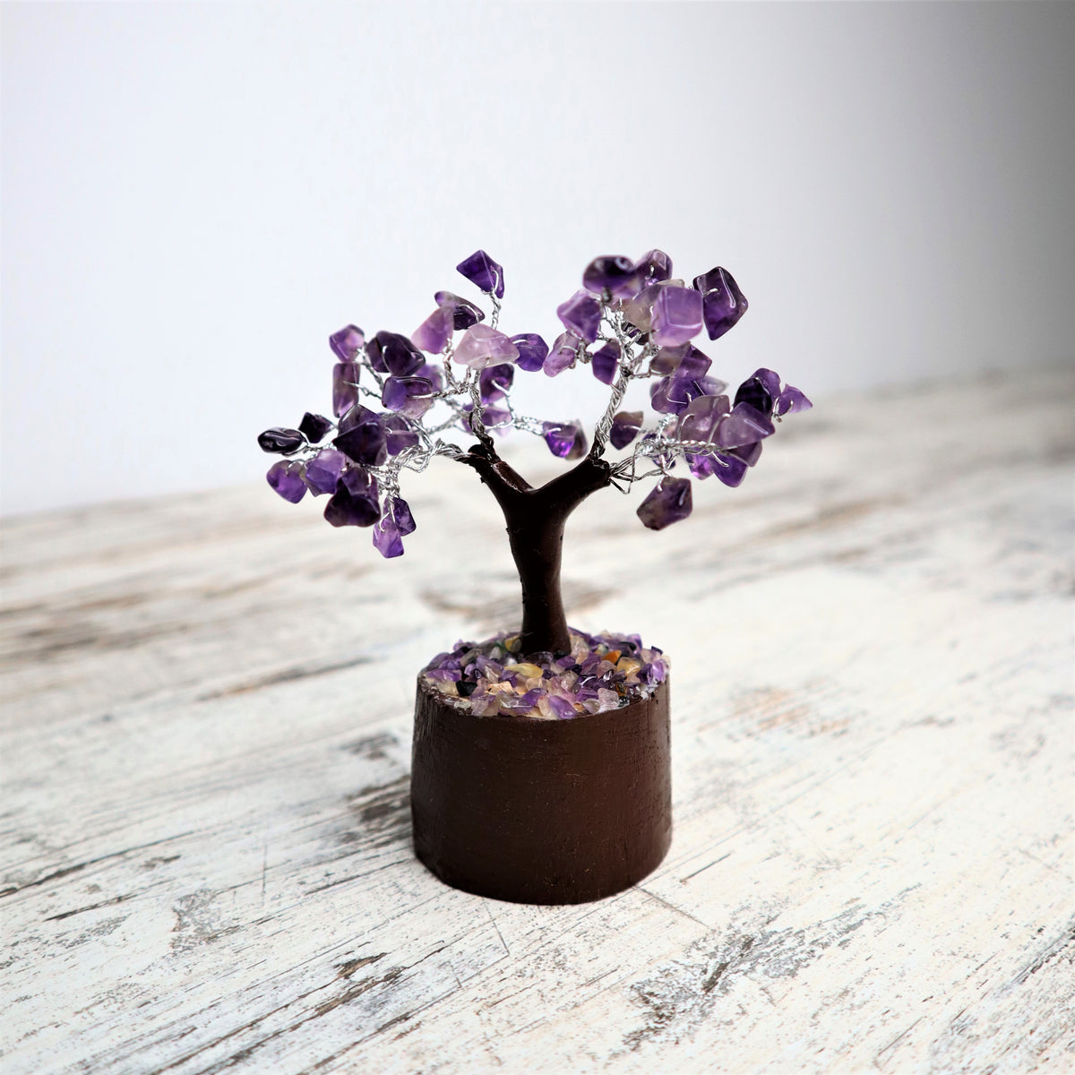 Amethyst Mini Crystal Tree | Calm, Protection &amp; Inner Peace