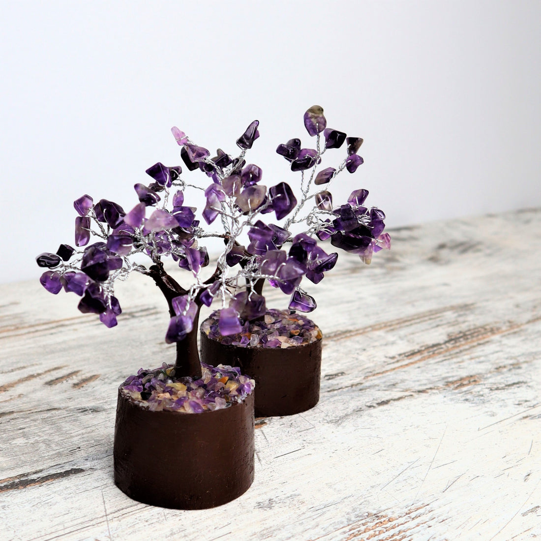 Amethyst Mini Crystal Tree | Calm, Protection &amp; Inner Peace