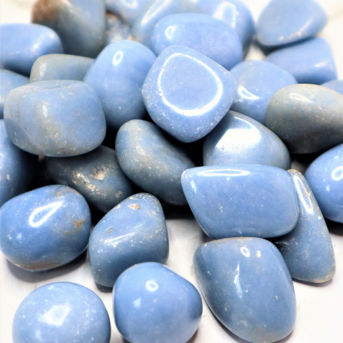 Angelite Tumble | Peace, Guidance &amp; Divine Communication