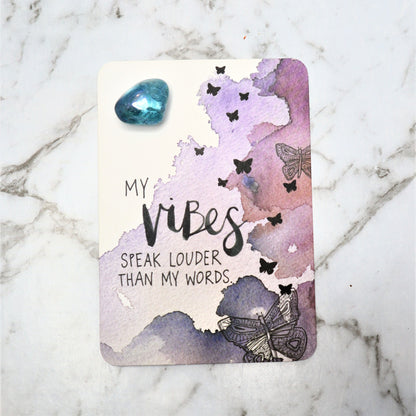 Aqua Aura Tumble | Mini | Serenity, Expression & Aura Protection