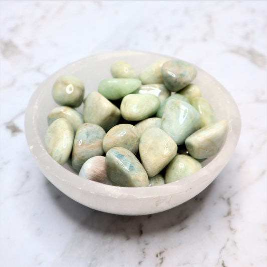 Aquamarine Tumble | Courage, Calm & Clear Communication