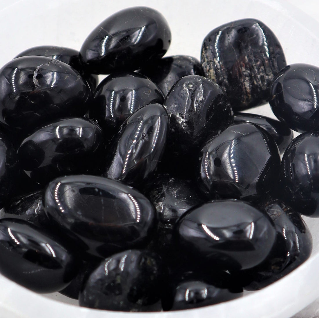 Black Tourmaline Tumble | Protection, Grounding &amp; Energy Shielding