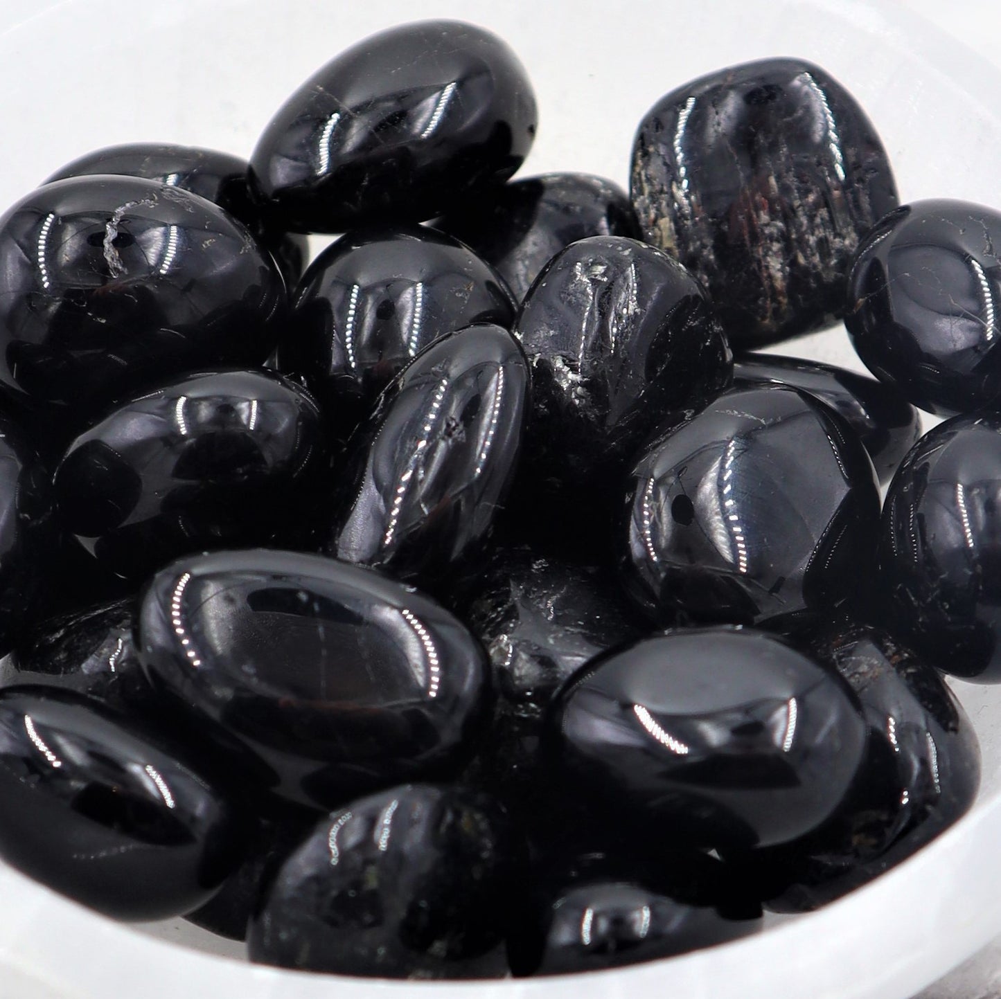 Black Tourmaline Tumble | Protection, Grounding & Energy Shielding