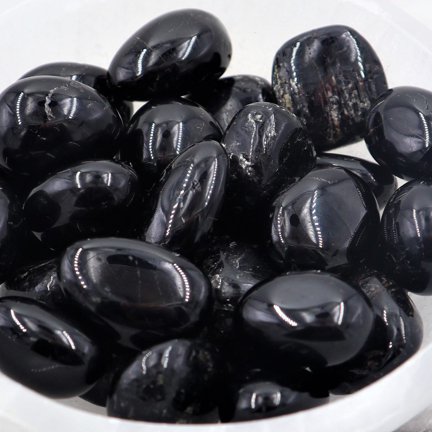 Black Tourmaline Tumble | Protection, Grounding &amp; Energy Shielding