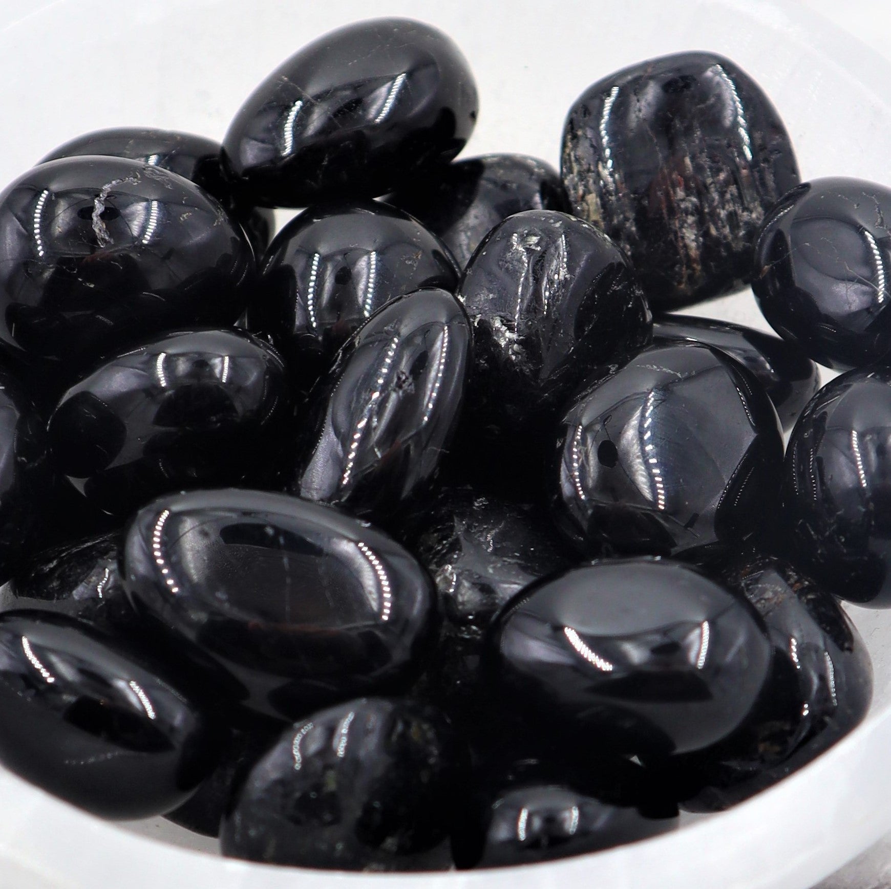 Black Tourmaline Tumble | Protection, Grounding &amp; Energy Shielding