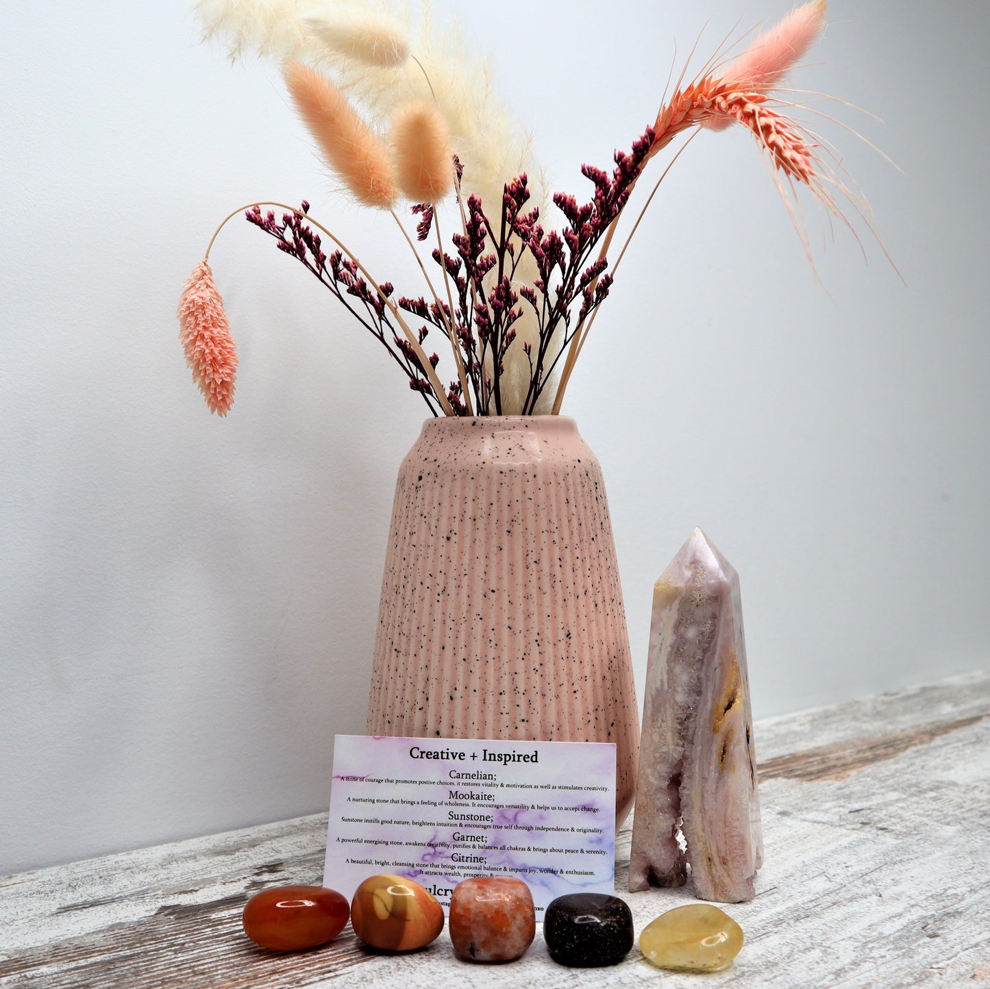 'Creative + Inspired' Crystal Kit | Passion, Confidence & Creative Flow