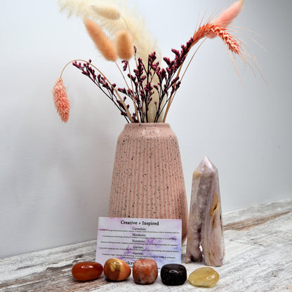'Creative + Inspired' Crystal Kit | Passion, Confidence & Creative Flow