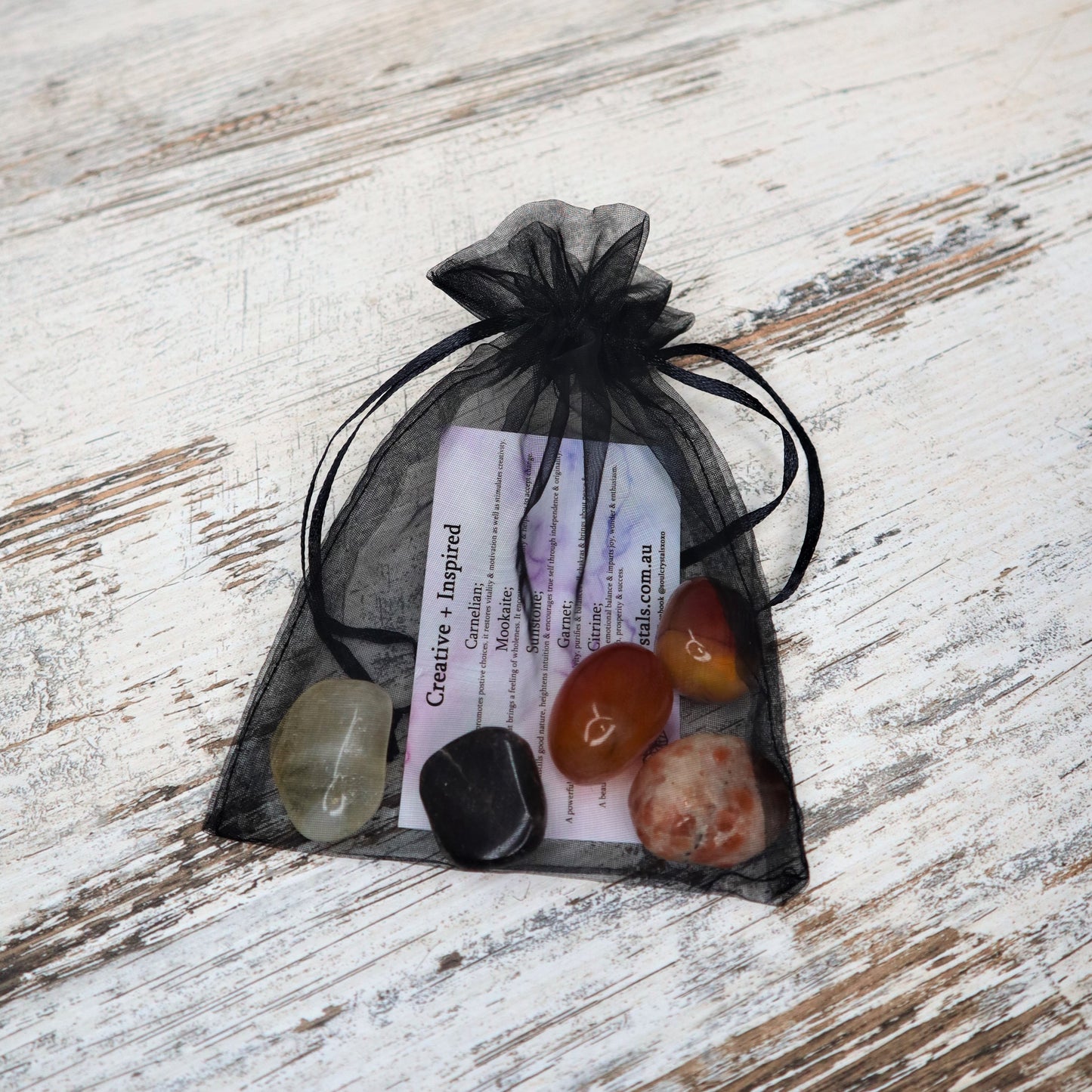 'Creative + Inspired' Crystal Kit | Passion, Confidence & Creative Flow