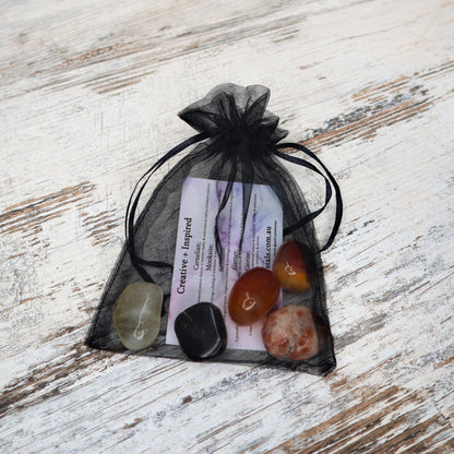 'Creative + Inspired' Crystal Kit | Passion, Confidence & Creative Flow