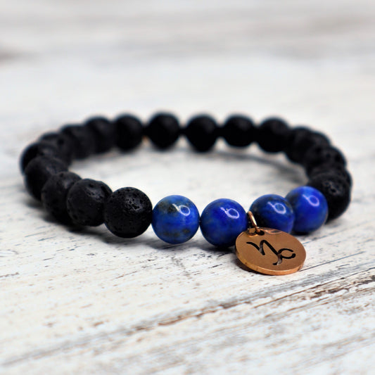 Capricorn Zodiac Bracelet (Rose Gold)
