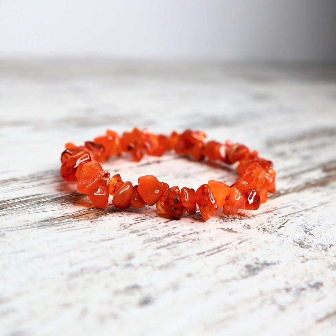 Carnelian Chip Bracelet | Motivation, Confidence &amp; Creative Energy