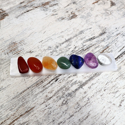 ‘Chakra Power’ | Tumble + Selenite Charging Bundle