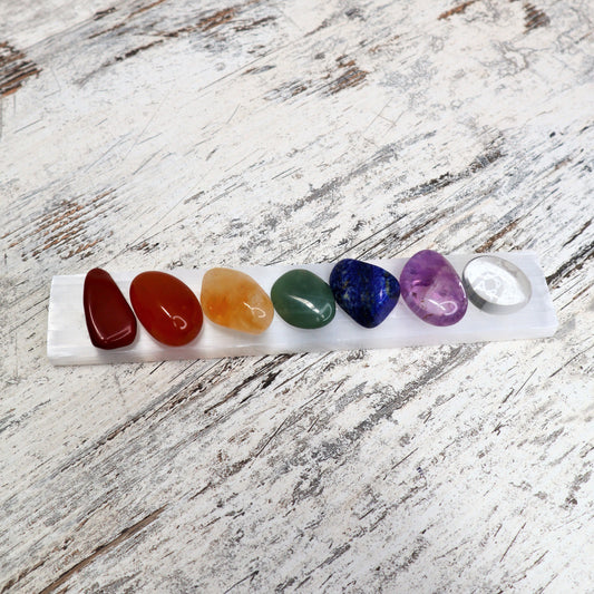 ‘Chakra Power’ | Tumble + Selenite Charging Bundle