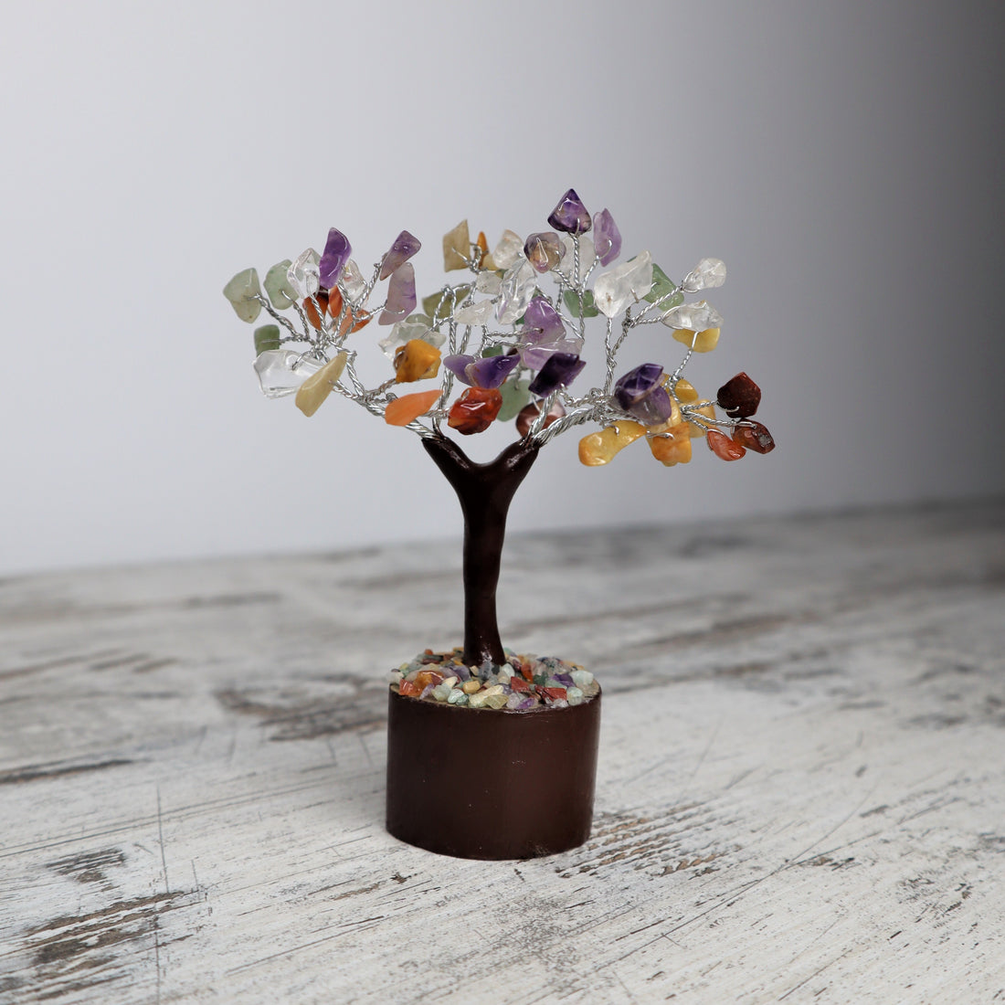 Chakra Mini Crystal Tree | Balance, Alignment &amp; Energy Flow