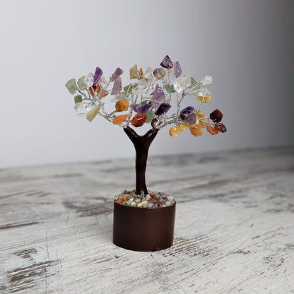 Chakra Mini Crystal Tree