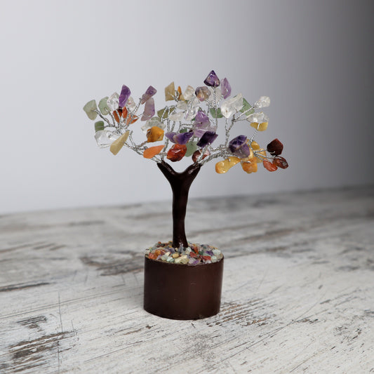 Chakra Mini Crystal Tree