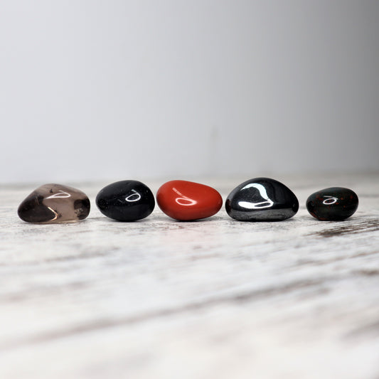 'Grounded Warrior' Crystal Kit | Protection, Strength & Rooted Power