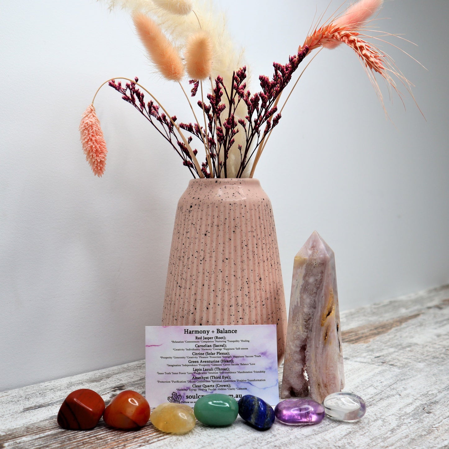 'Harmony + Balance' Crystal Kit | Chakra Alignment & Energetic Flow