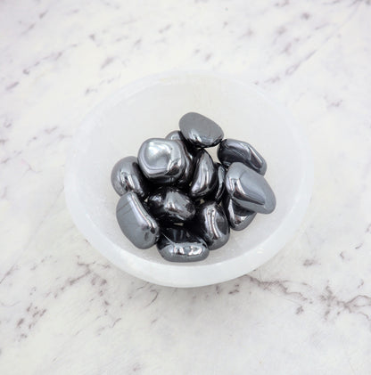 Hematite Tumble | Grounding, Clarity & Strength