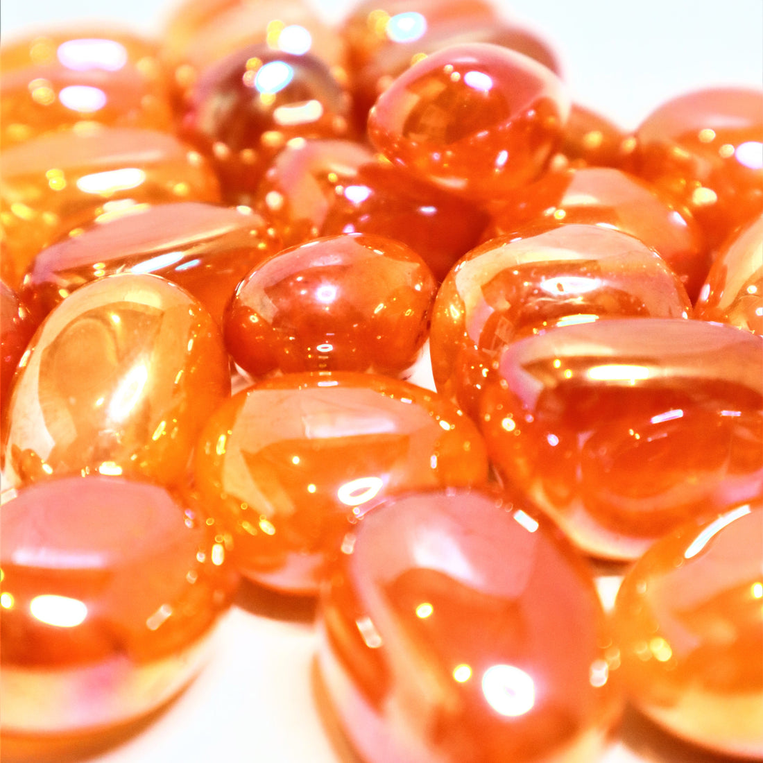 Sunset Aura Quartz Tumble | Creativity, Joy &amp; Radiant Confidence