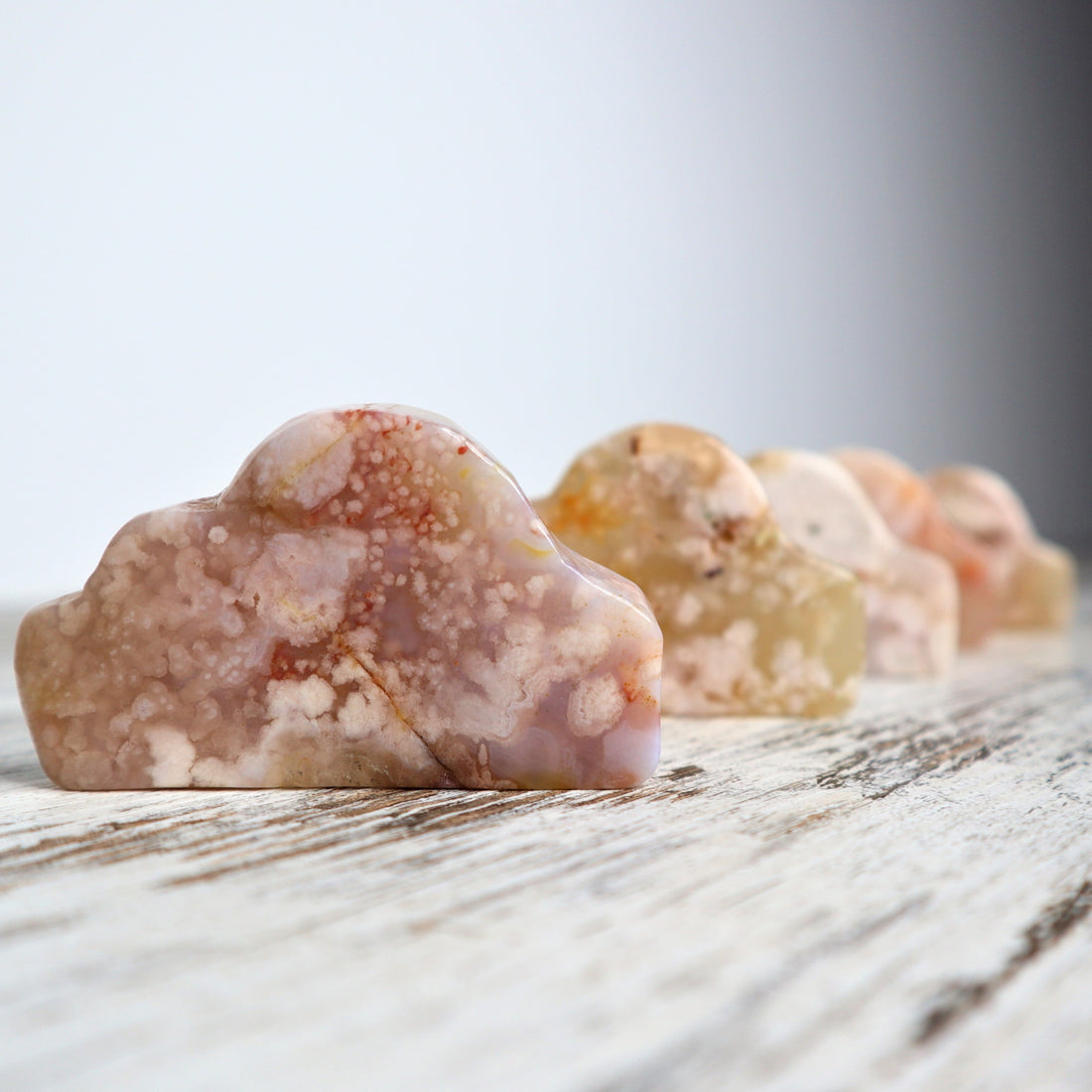 Flower Agate Cloud Carving | Intuitively Chosen | Growth, Healing &amp; Hope