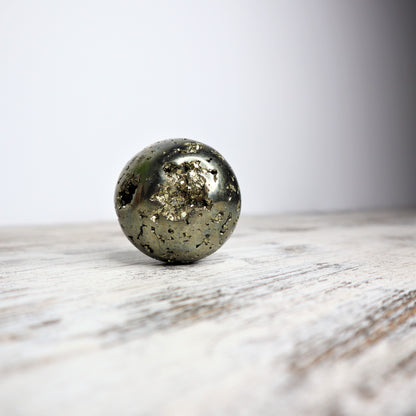 Pyrite Sphere | Confidence + Manifestation