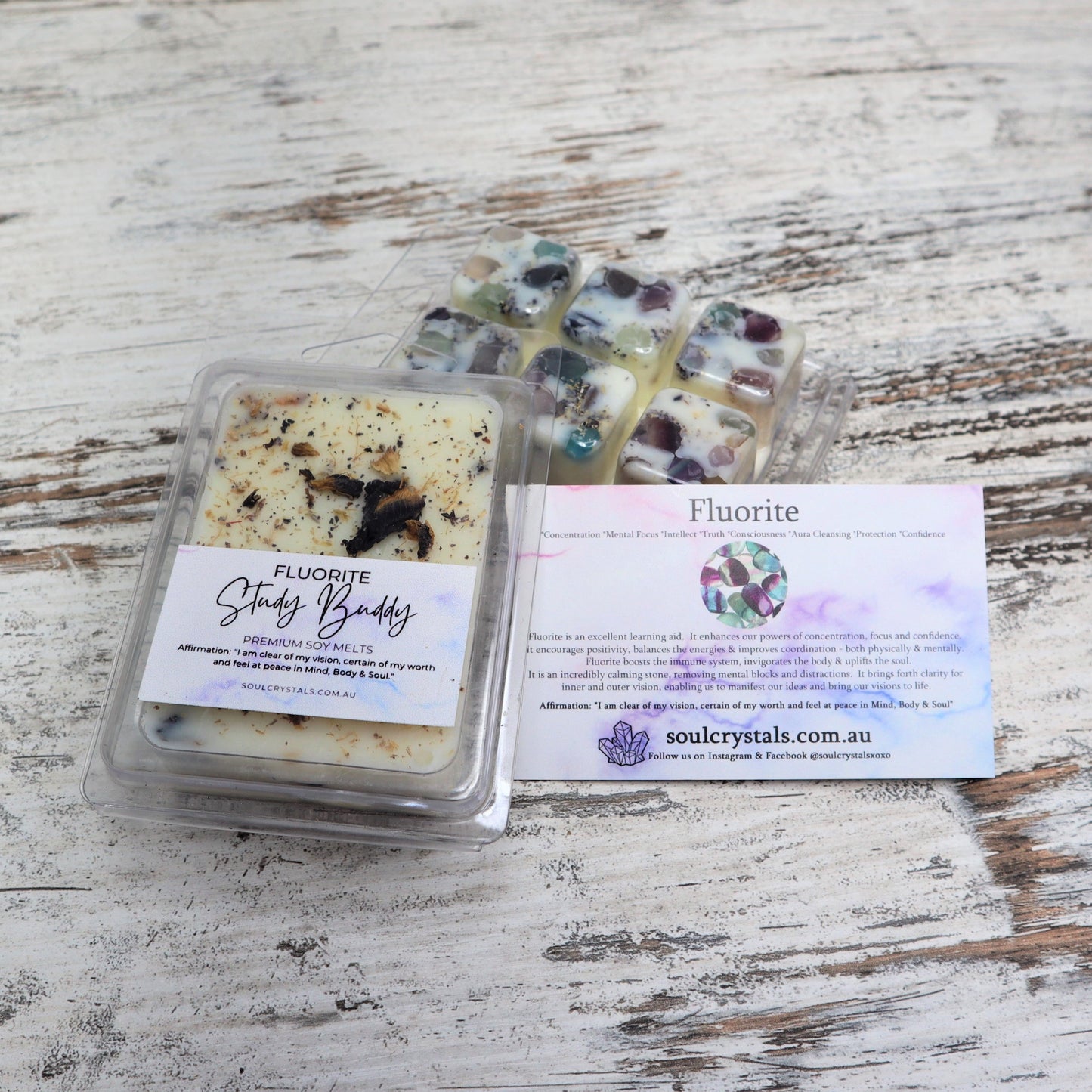 'Study Buddy' Soy Wax Melts | Fluorite