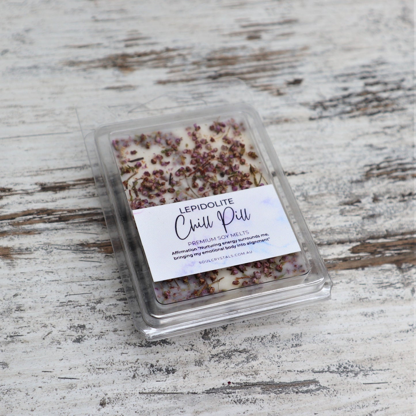 'Chill Pill' Soy Wax Melts | Lepidolite