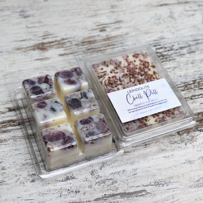 'Chill Pill' Soy Wax Melts | Lepidolite
