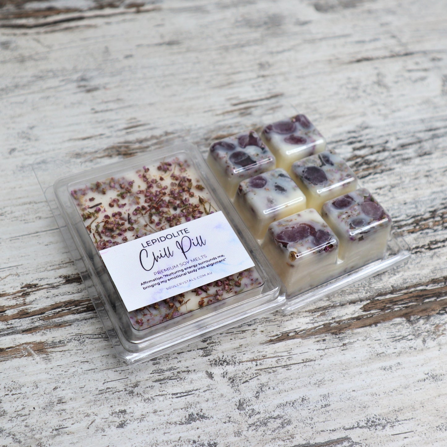 'Chill Pill' Soy Wax Melts | Lepidolite