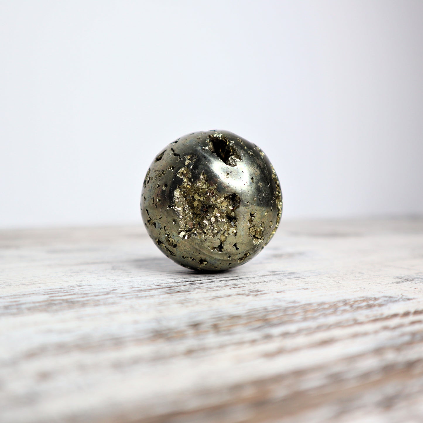 Pyrite Sphere | Confidence + Manifestation