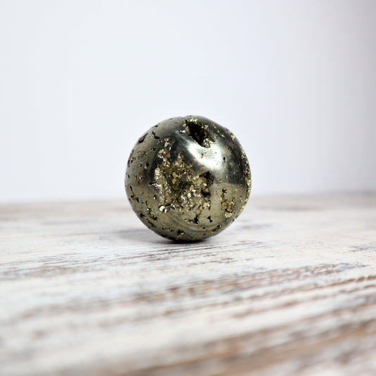 Pyrite Sphere | Confidence + Manifestation