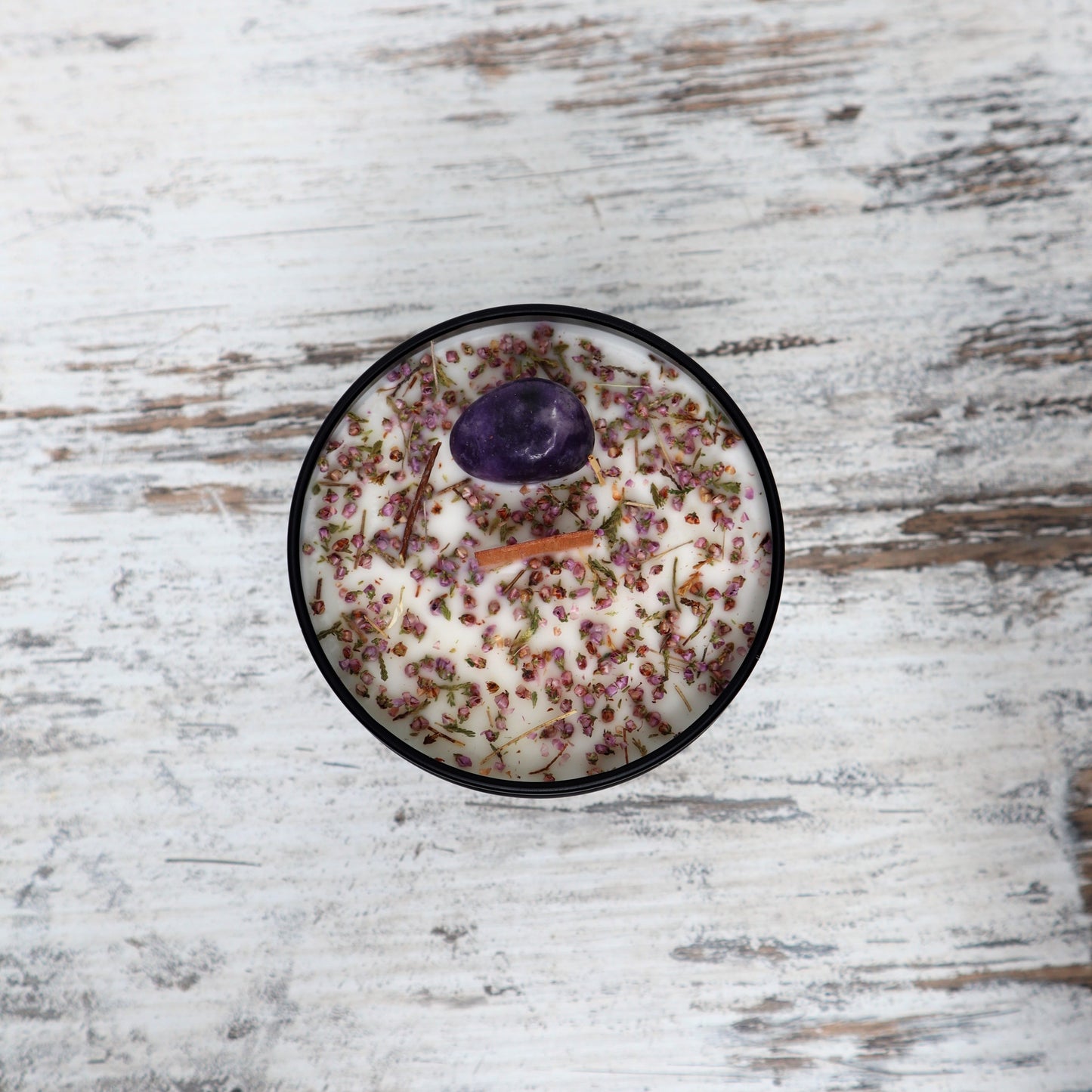 'Chill Pill' Soy Candle Tin | Lepidolite