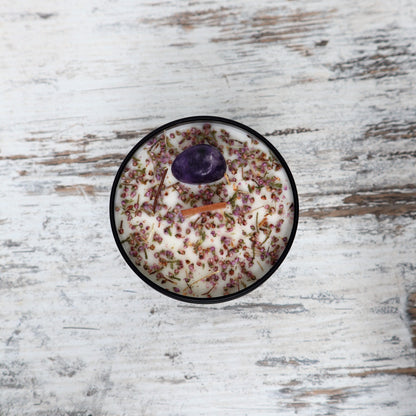 'Chill Pill' Soy Candle Tin | Lepidolite