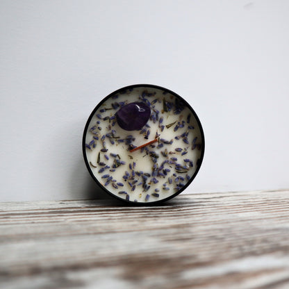 'Sweet Dreams' Soy Candle Tin | Amethyst