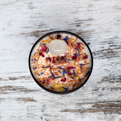 'Harmony + Balance' Soy Candle Tin | Clear Quartz