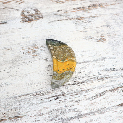 Bumblebee Jasper Moon Bowl | Radiance & Inner Spark