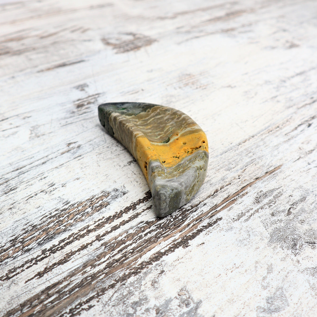 Bumblebee Jasper Mini Moon Bowl | Radiant Confidence, Purpose &amp; Positive Energy