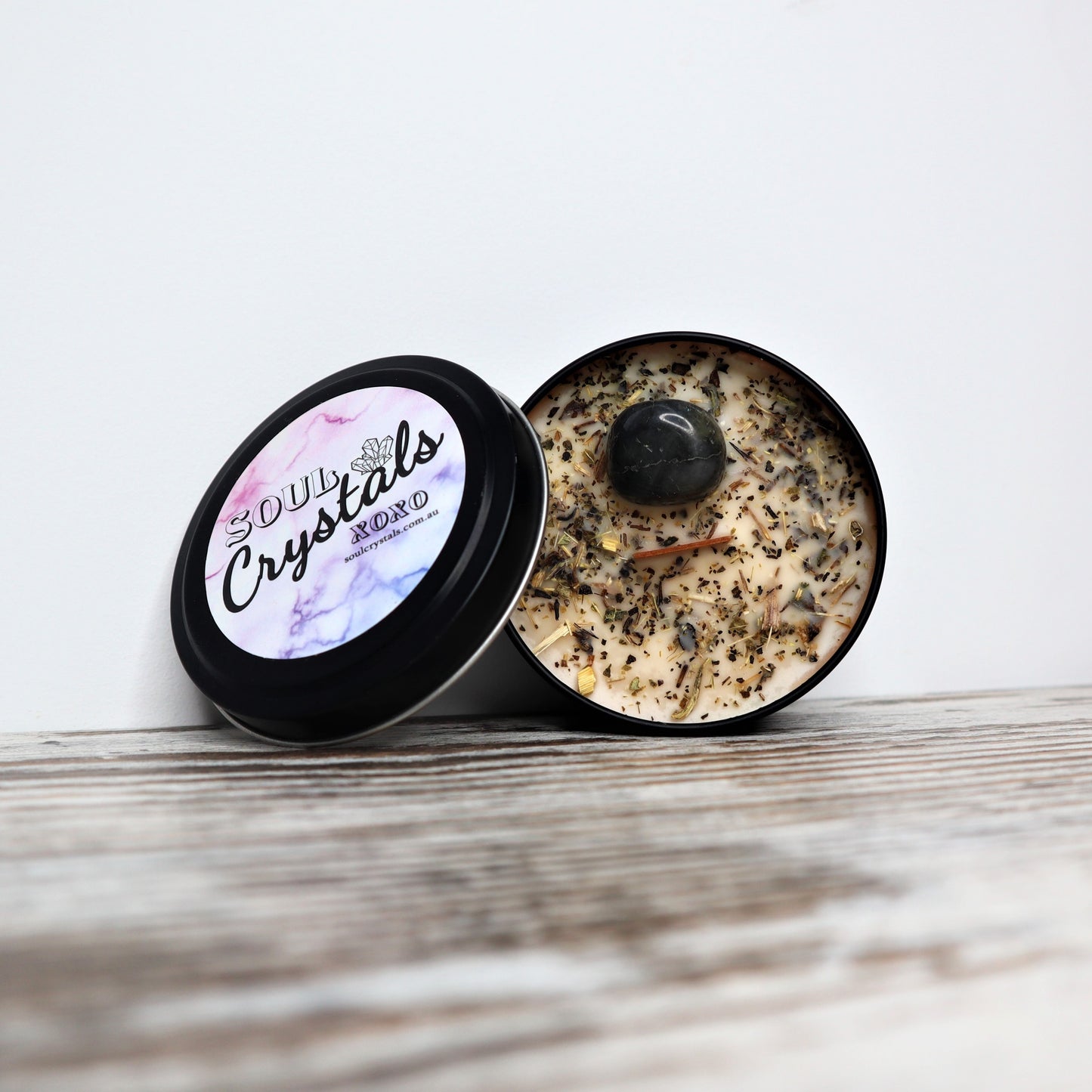 'Metamorphosis' Soy Candle Tin | Labradorite