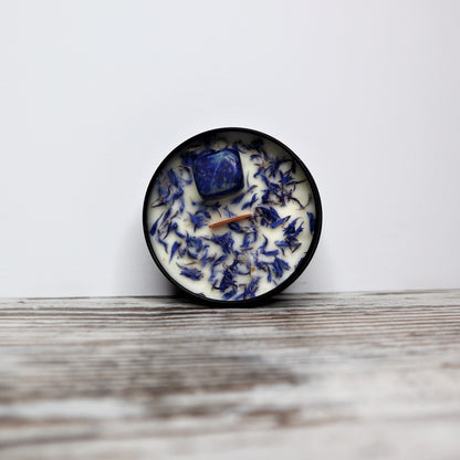 'Wild + Free' Soy Candle Tin | Lapis Lazuli