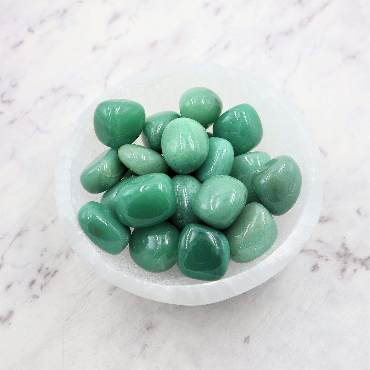 Green Aventurine Tumble | Luck, Optimism &amp; Heart-Opening Flow