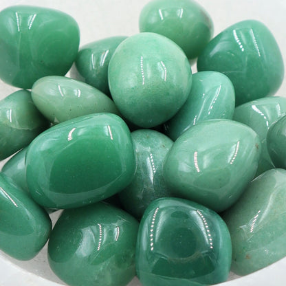 Green Aventurine Tumble | Luck, Optimism & Heart-Opening Flow