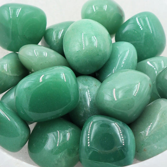 Green Aventurine Tumble | Luck, Optimism & Heart-Opening Flow